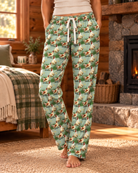 Thumbnail for HAPPY CLUCKER Chicken Pajama Loungers