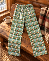 Thumbnail for HAPPY CLUCKER Chicken Pajama Loungers