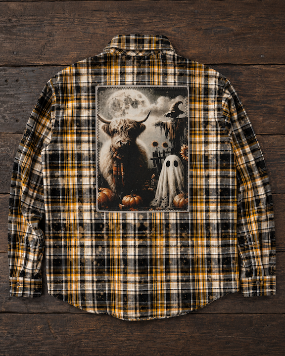 BOO BUDDIES Halloween Art Flannel