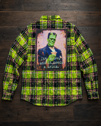 Thumbnail for FRANKIE Halloween Art Flannel