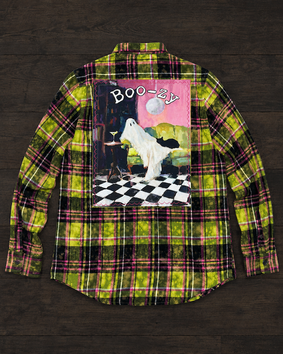 BOOZY Halloween Flannel