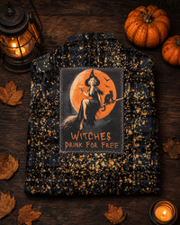 Thumbnail for Witches Drink For Free Art Flannel