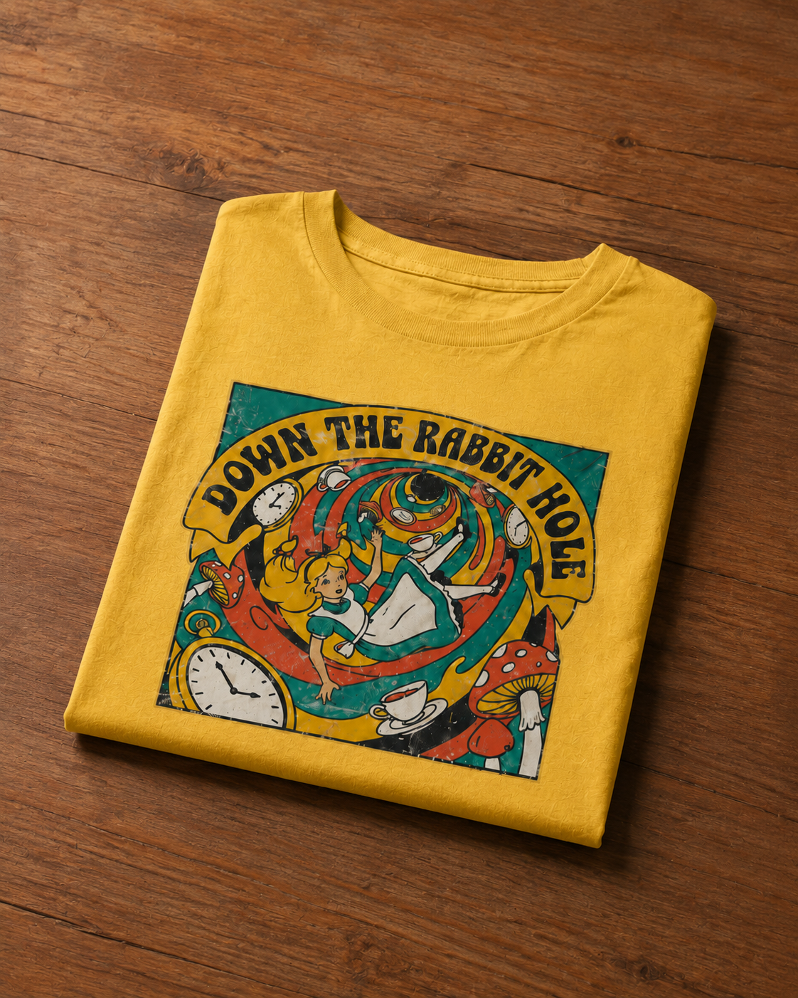 Alice Tee- Down the rabbit hole