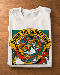 Thumbnail for Alice Tee- Down the rabbit hole
