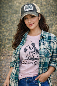 Thumbnail for GIRLS WILL BE GIRLS Tee- Blush pink