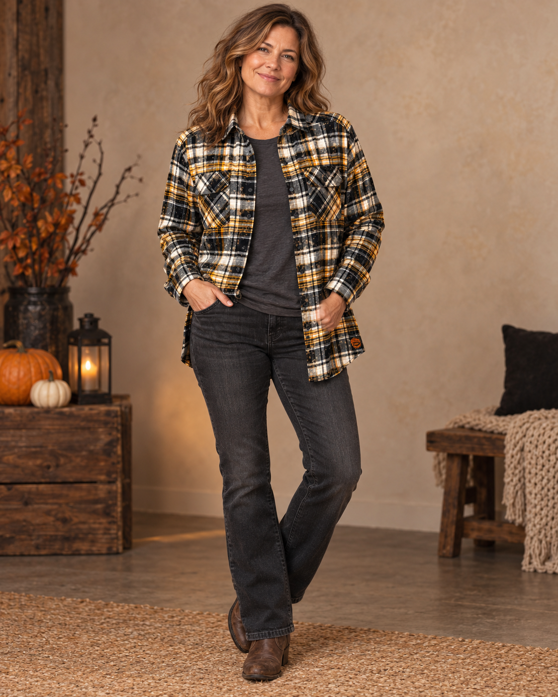YES, I CAN DRIVE A STICK Halloween Art Flannel