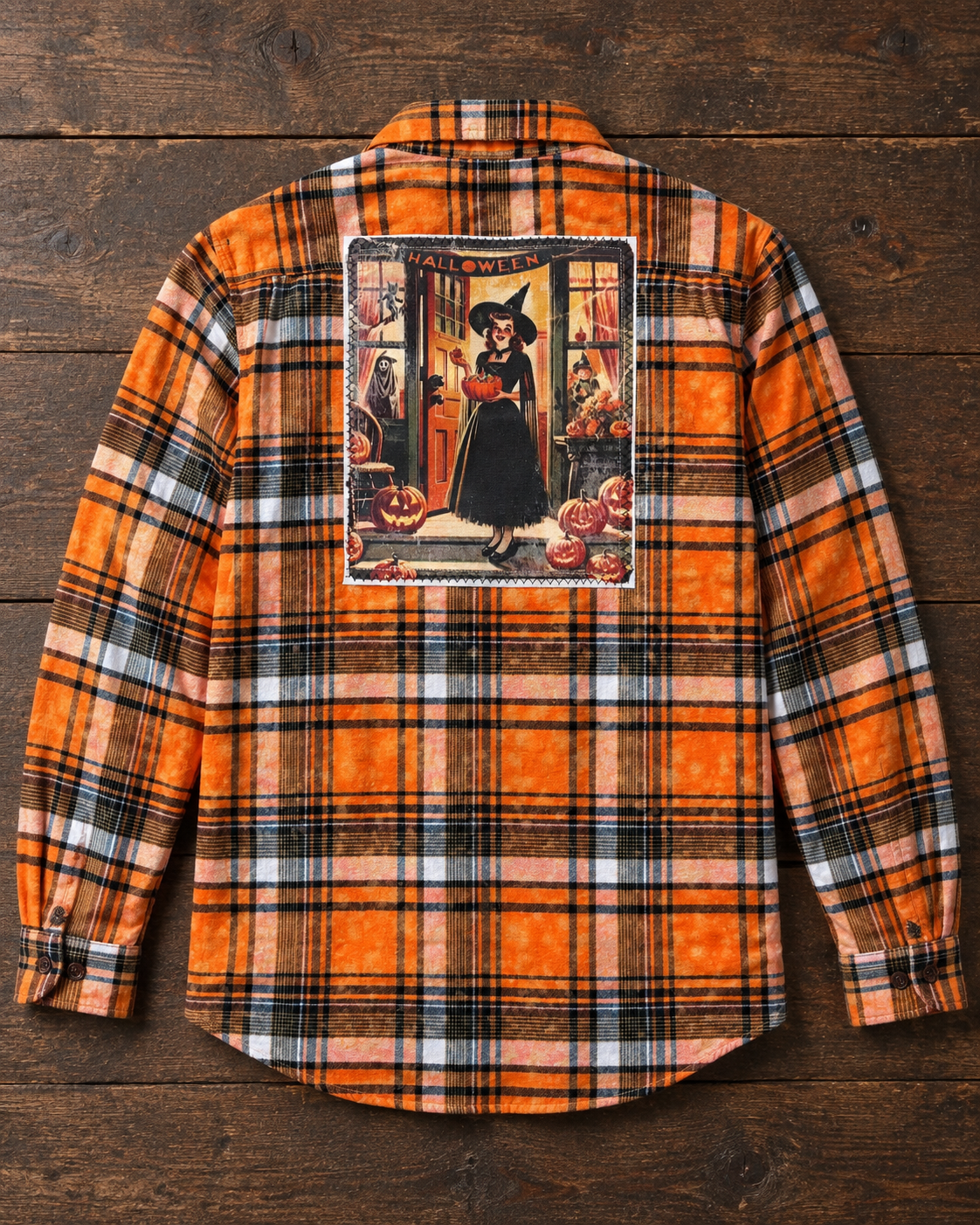 TRICK OR TREAT Halloween Art Flannel