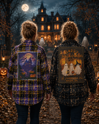 Thumbnail for HAUNTED HOUSE Art Flannel
