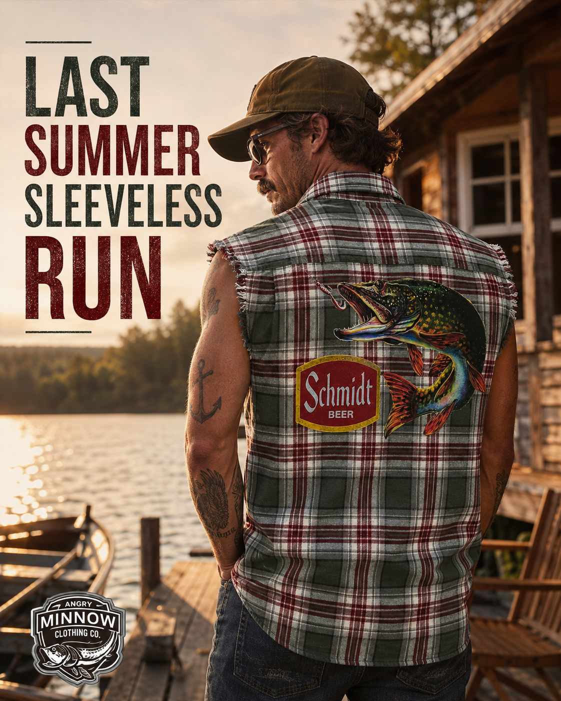 Schmidt Fish Sleeveless Flannel