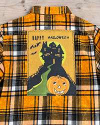 Thumbnail for RETRO HALLOWEEN Art Flannel