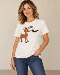 Thumbnail for Rudolph BOOP Tee- Sweet Cream