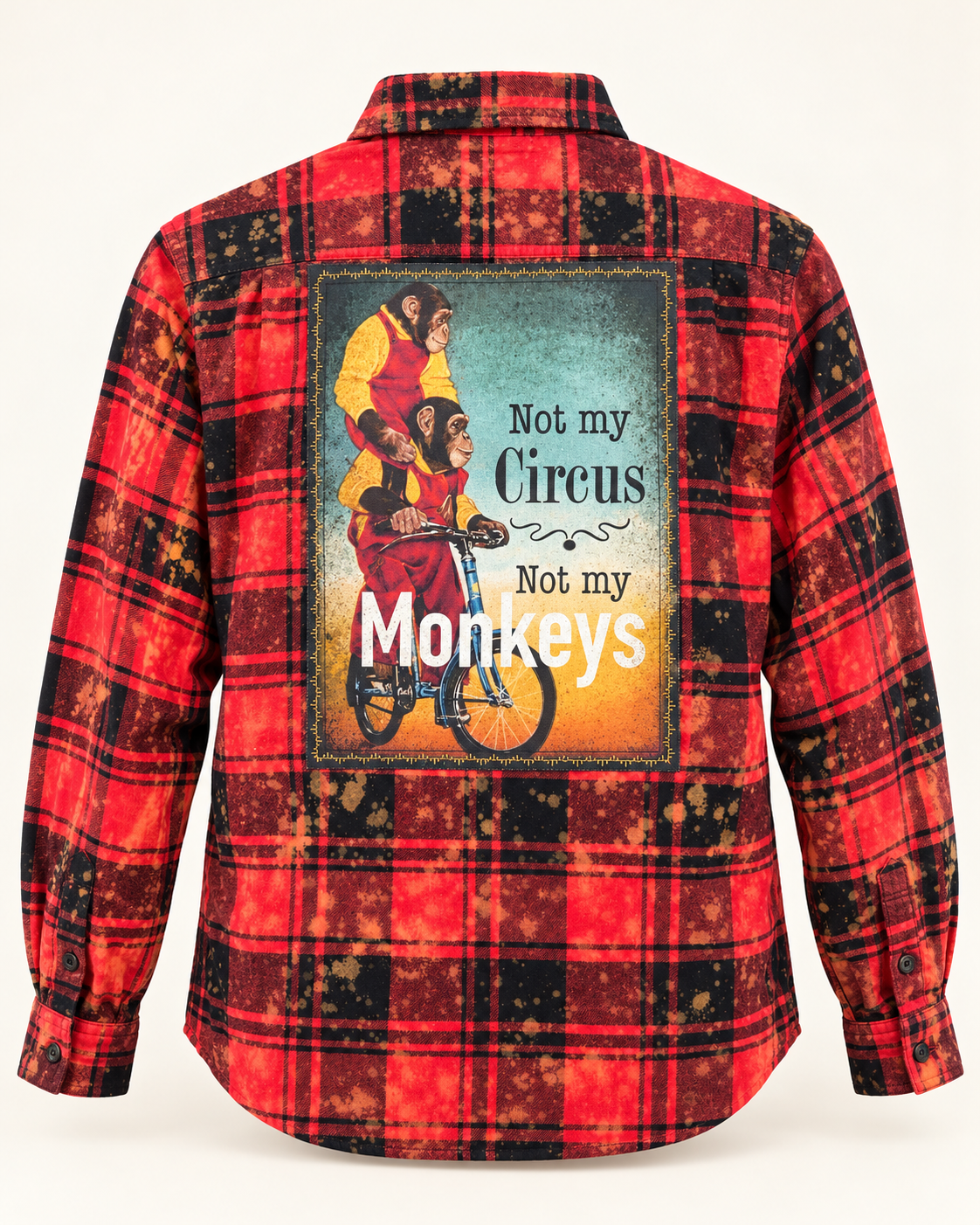 Not my Circus not my Monkeys Art Flannel