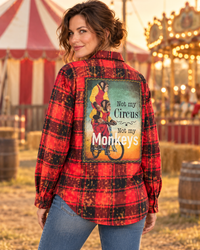 Thumbnail for Not my Circus not my Monkeys Art Flannel