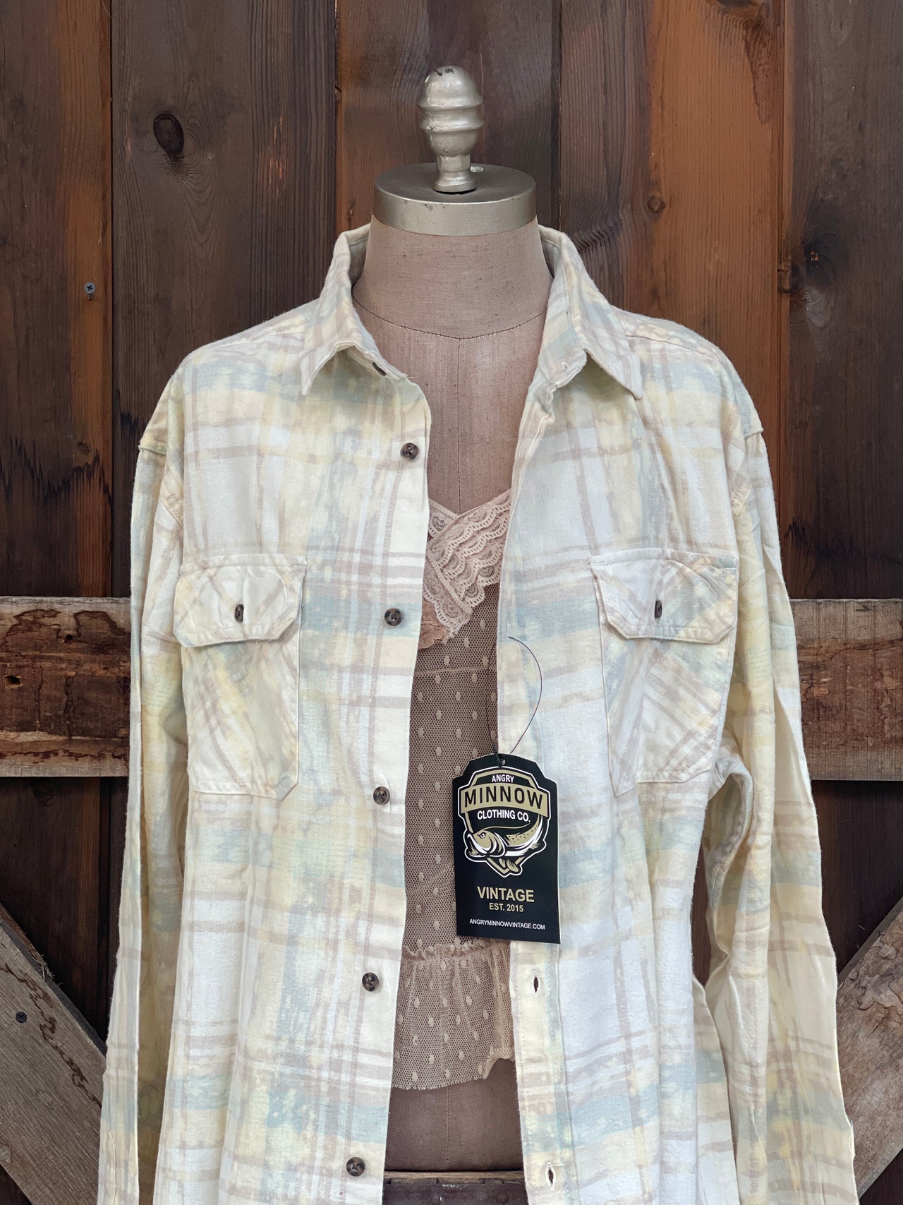 STARFISH Art Flannel- Beachy plaid