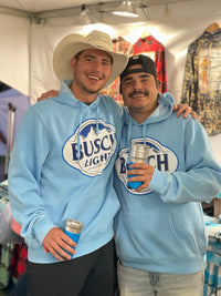 Thumbnail for Busch Light Hoodie- Sky Blue SALE!