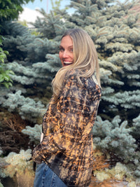 Thumbnail for Follow Me For More Recipes Art Flannel- Distressed Black SALE!