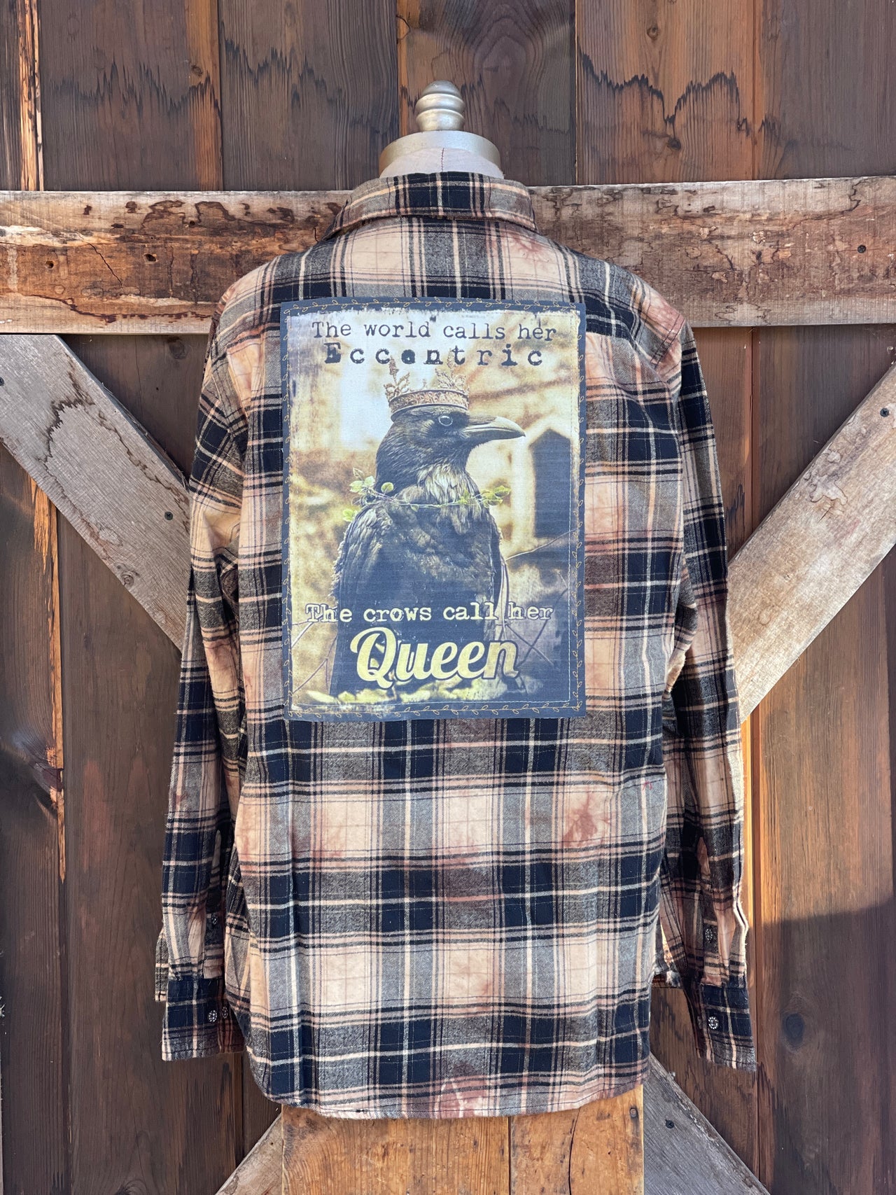 The Crows Call Her Queen Art Flannel