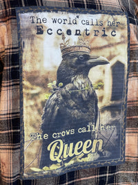 Thumbnail for The Crows Call Her Queen Art Flannel