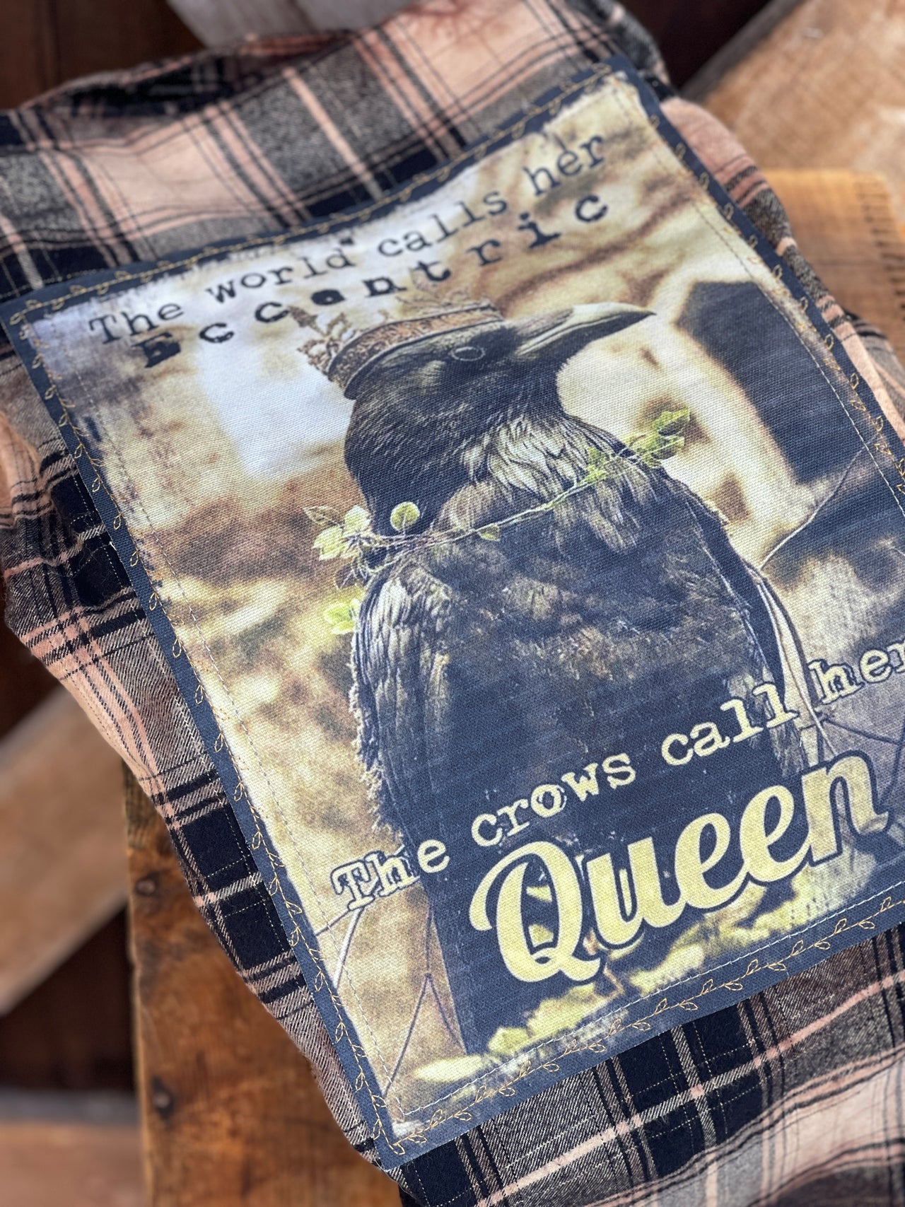 The Crows Call Her Queen Art Flannel