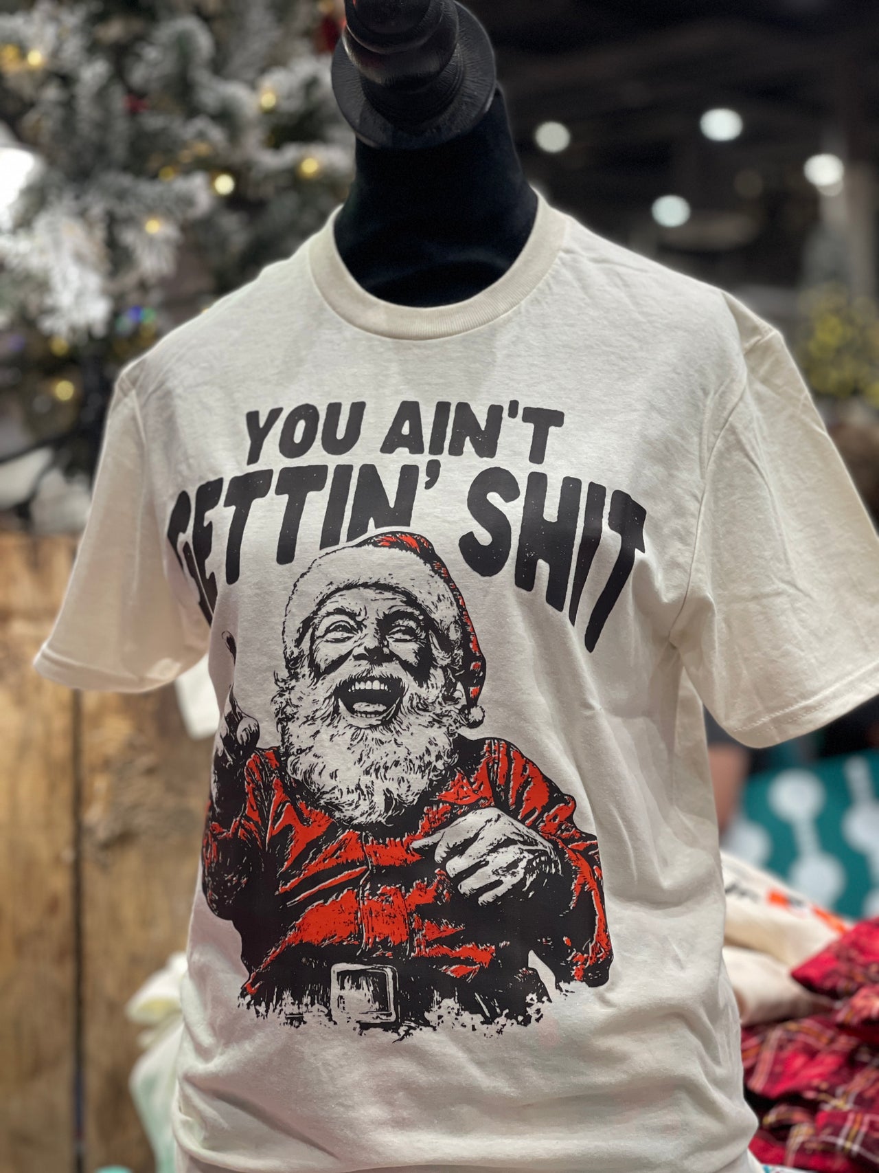 You get what you get tee- Sweet Cream