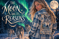 Thumbnail for Behavior Pending Lunar Conditions Art Flannel