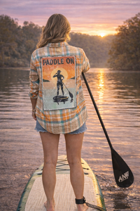 Thumbnail for PADDLE ON Art Flannel