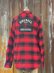 Fireball Whisky Flannels, hats and tees at Angry Minnow Vintage
