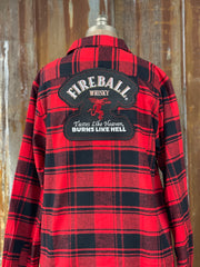Fireball Flannels at Angry Minnow Clothing co!