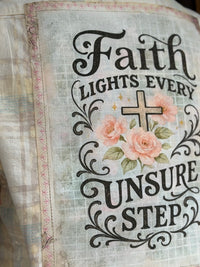 Thumbnail for FAITH Art Flannel- Soft Ivory Plaid