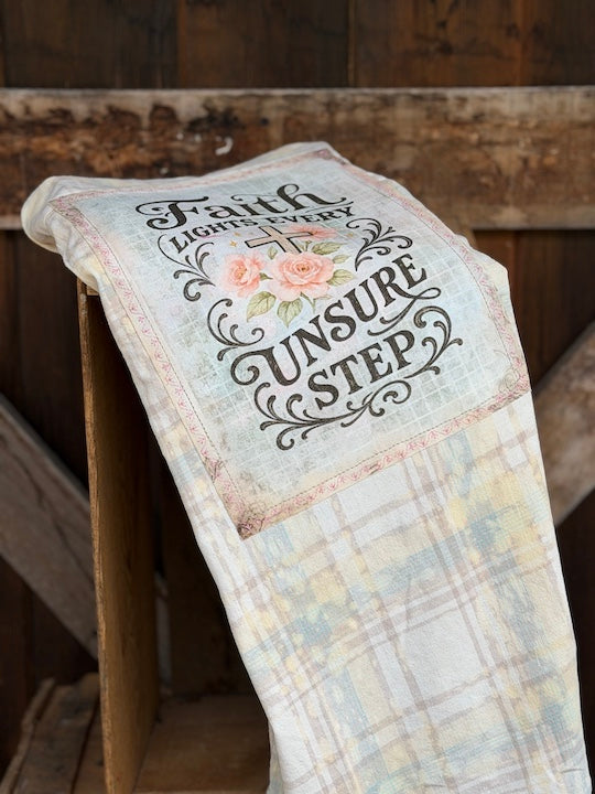 FAITH Art Flannel- Soft Ivory Plaid