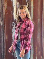 Henry the Highland Cow- Distressed Pink