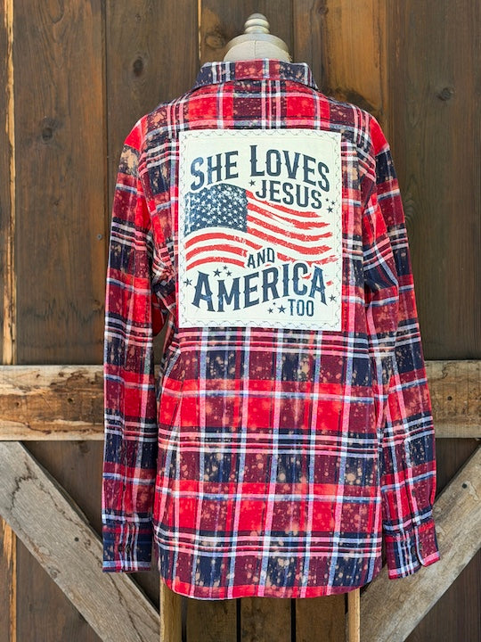Love & Jesus 250th Anniversary Edition Art Flannel