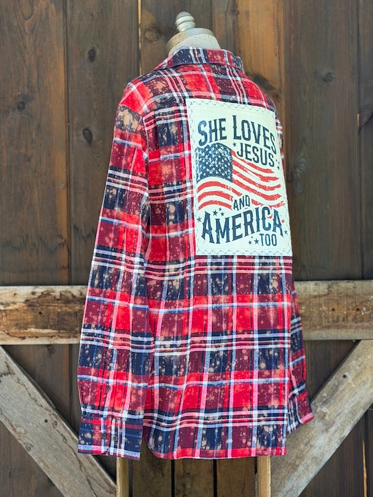 Love & Jesus 250th Anniversary Edition Art Flannel