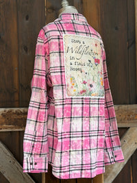 Thumbnail for SHE'S A WILDFLOWER Art Flannel