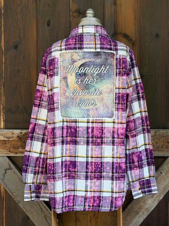 MOONLIGHT IS HER FAVORITE COLOR Art Flannel
