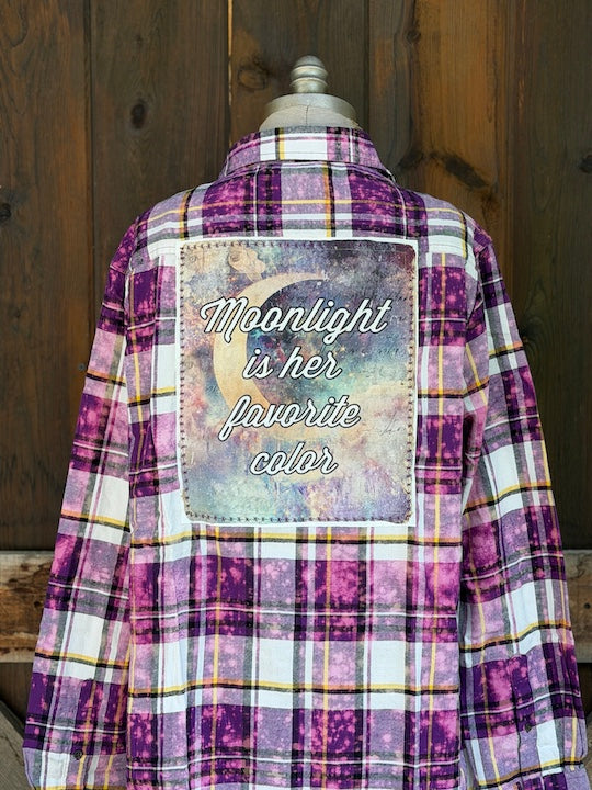 MOONLIGHT IS HER FAVORITE COLOR Art Flannel