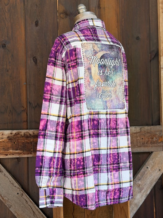 MOONLIGHT IS HER FAVORITE COLOR Art Flannel