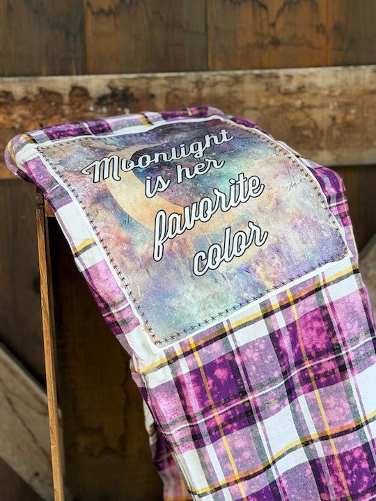 MOONLIGHT IS HER FAVORITE COLOR Art Flannel