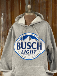 Thumbnail for Busch Light Heather Grey Hoodie Unisex