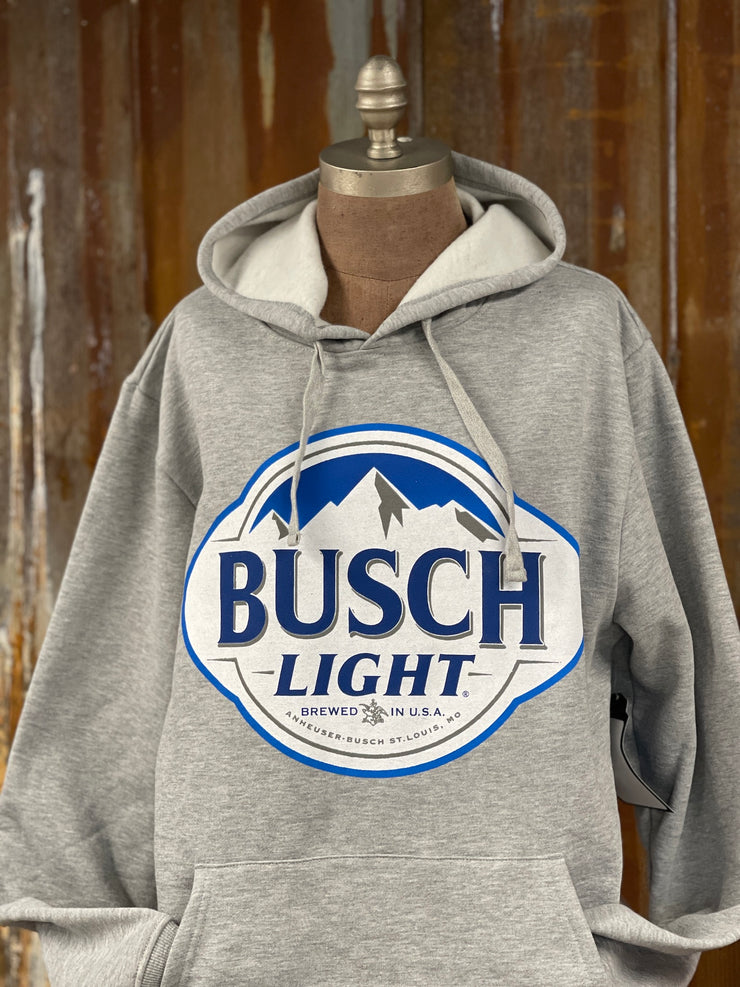 Busch Light Heather Grey Hoodie Unisex