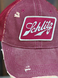 Thumbnail for Schlitz Beer ICONIC Burgundy Hat