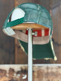 Thumbnail for Clark's Motor Oil Retro Hat- Vintage Green/ Rust Edition