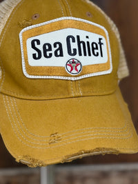 Thumbnail for Texaco Sea Chief Hat- Distressed Ginger