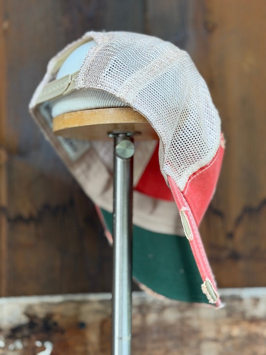 Kingsbury Beer Patch Trucker Hat - Distressed Red