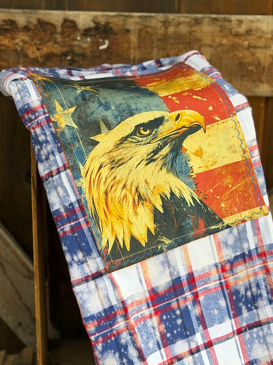 HOME OF THE BRAVE 250th Anniversary Edition Art Flannel- New BOMB POP Color!