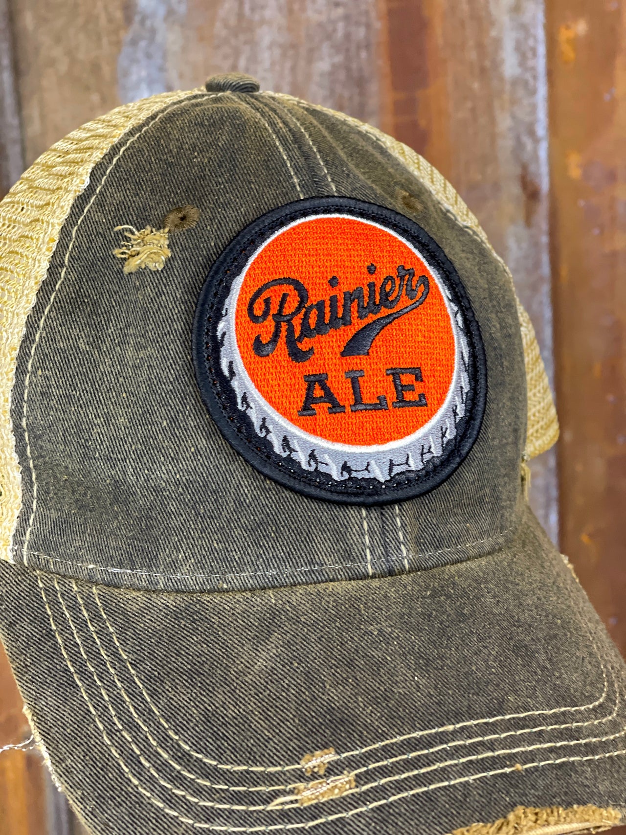 Rainier patch hat Officially Licensed Rainier Gear