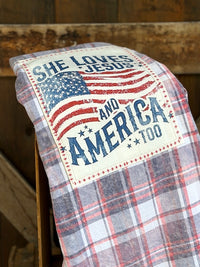 Thumbnail for Love & Jesus 250th Anniversary Edition Art Flannel- New INDEPENDENCE Color!