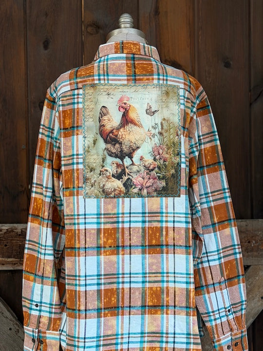 Hanging with my Peeps Art Flannel