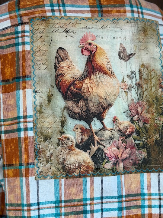 Hanging with my Peeps Art Flannel