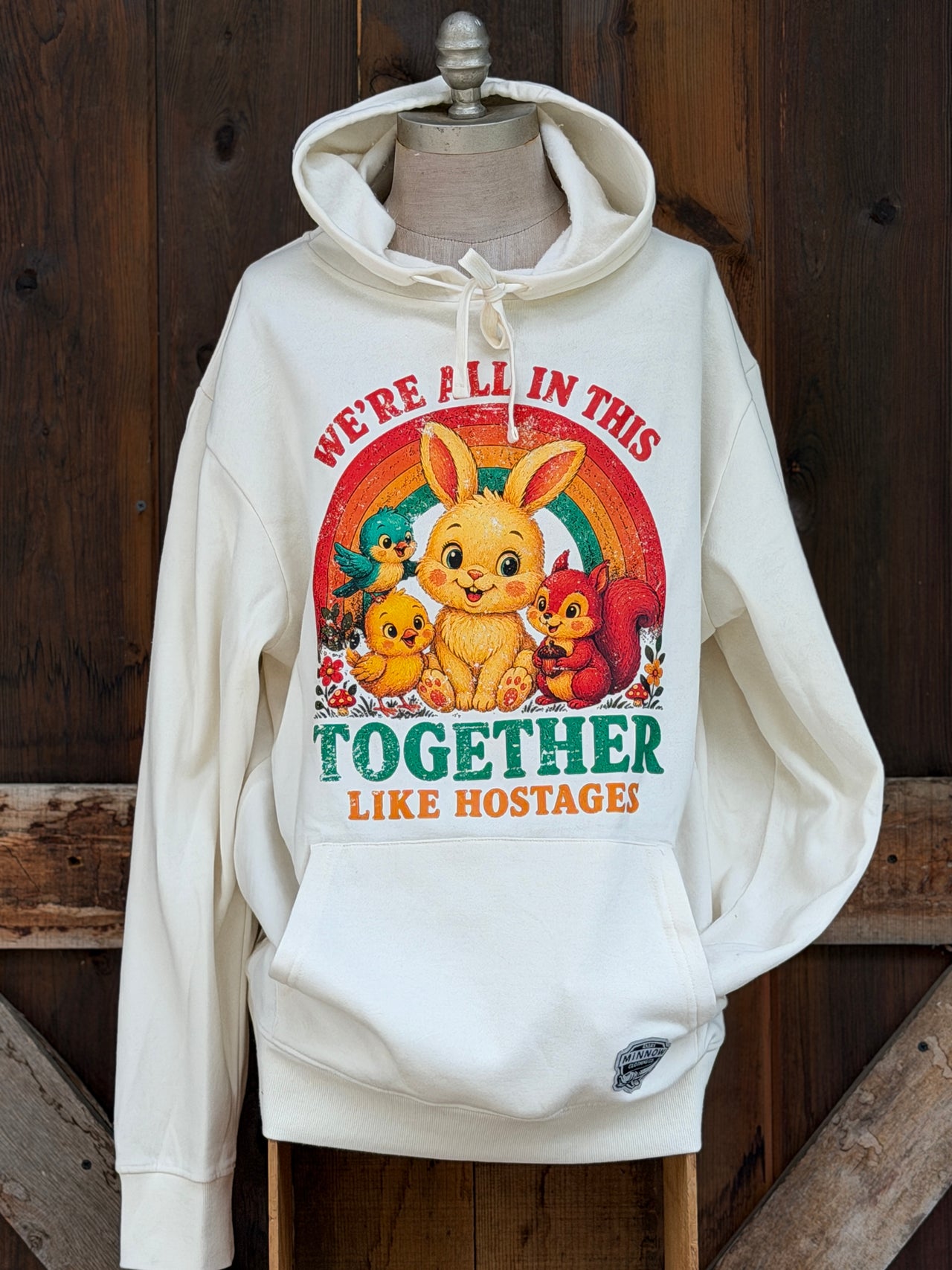 We're all in this together Hoodie- Sweet Cream